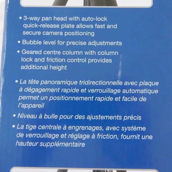 OPTEX NWOT Summit PRT200 Premium TRIPOD with Professional Style 3-Way Pan Head - Picture 10 of 11